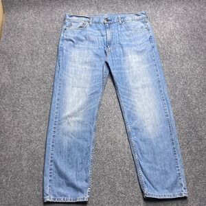 Levis 505 Jeans Men 40x30 Blue Regular Straight Medium Wash Tag 40x30
